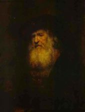 Haga click para ver la imagen ampliada portrait of a bearded man in black beret.jpg